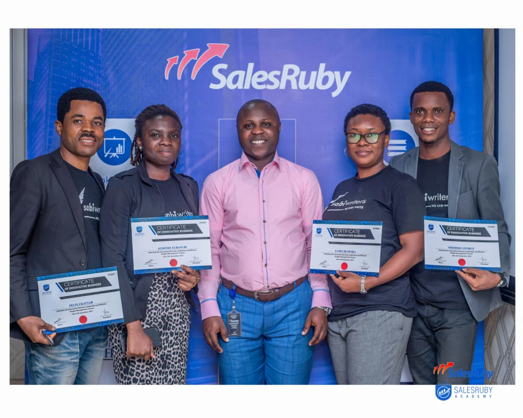 Sales Courses Certification-salesruby academy nigeria